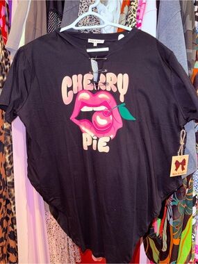 CHERRY PIE PINNED SHIRT